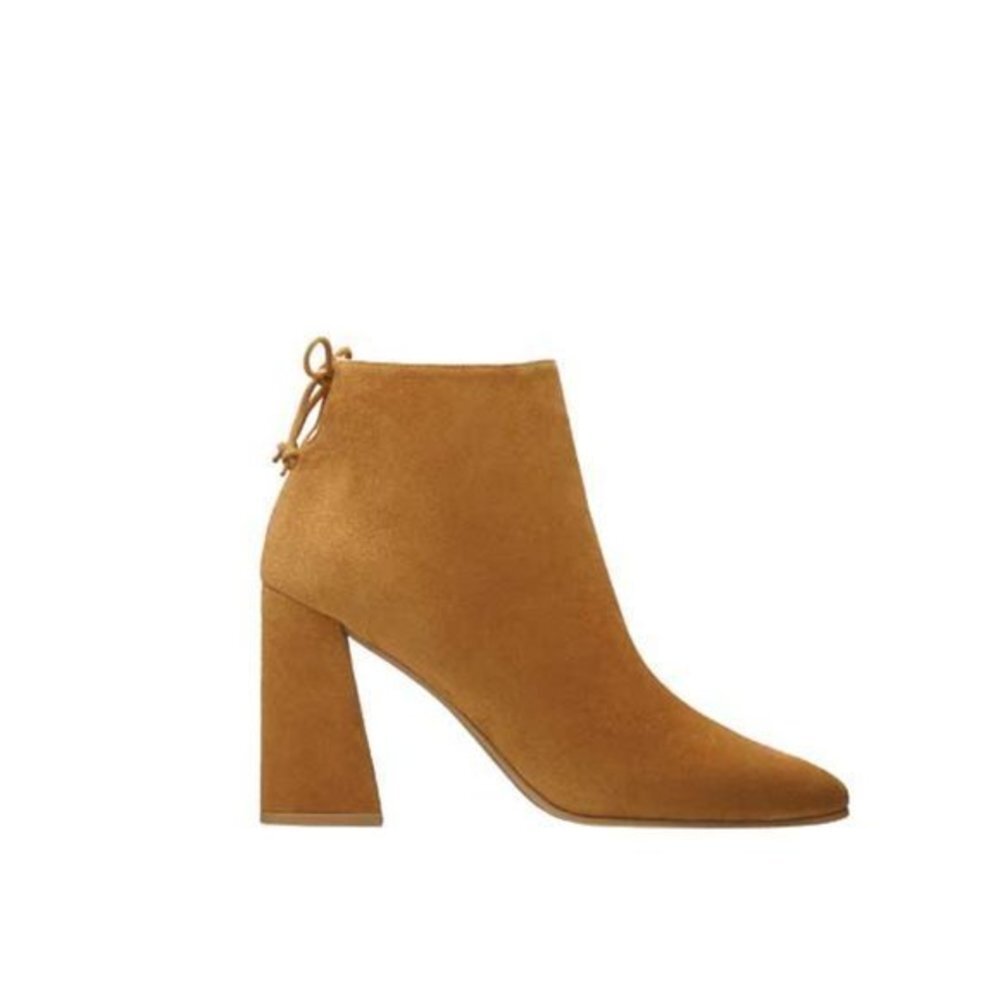 Stuart Weitzman Grandiose Suede Pointed-Toe Ankle… - image 2